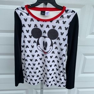 Disney Mickey pj long sleeve top